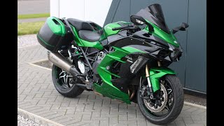 2019 KAWASAKI H2 SX SE WITH AKRAPOVIC EXHAUST  GREEN WEST COAST MOTO Glasgow Scotland [upl. by Hands851]