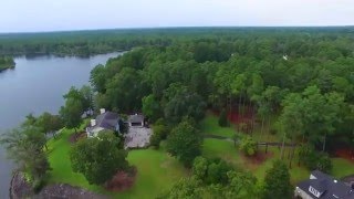 Trent Woods NC along the River near New Bern 4K HD DJI Phantom 3 Pro [upl. by Danczyk]