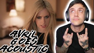 Avril Lavigne  Bite Me Acoustic REACTION [upl. by Ailefo]