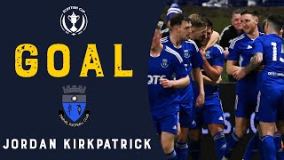 GOAL  Jordan Kirkpatrick  Darvel v Aberdeen  Scottish Cup Fourth Round [upl. by Christie]