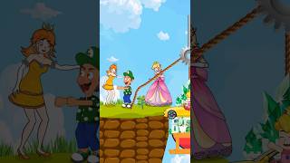 Peach Chooses Her Husband Will It Be Luigi Waluigi or Daisy  Funny Story [upl. by Irrabaj]