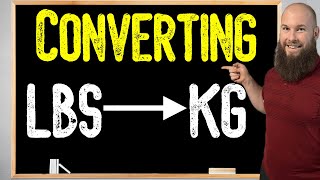 How To Convert Pounds To Kilograms  Lbs To Kg [upl. by Nwahsyar277]