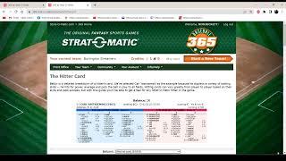 StratoMatic Baseball 365 Overview and Setup [upl. by Artemahs]