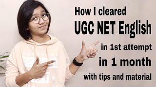 How I cleared NTA UGC NET in my 1st Attempt in 1 month I English literature I Luna Joy [upl. by Milford]