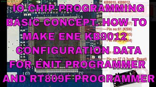 IO Chip Programming Basic Concept How to make configuration data for ENIT and RT809F Programmer [upl. by Seaden]