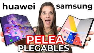 DUELO del FUTURO PLEGABLE samsung FOLD 4 vs huawei MATE XS 2 [upl. by Scopp]