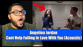 Angelina Jordan  Cant Help Falling In Love With You Acoustic  BAGRECELOS REACTS [upl. by Clementi]