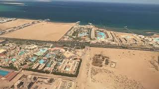 Landeanflug Hurghada❤️Wunderschöne Aussicht🇪🇬🥰Urlaubsstimmung familieaaufreisen travel takeoff [upl. by Sherwood34]