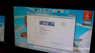 Computer to tv via HDMI Tutorial Windows 7 [upl. by Aliemaj]