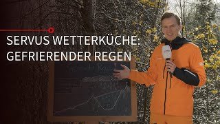 Wie kann es bei Minusgraden regnen Das Wetterphänomen  erklärt  Servus Wetterküche [upl. by Enyehc]