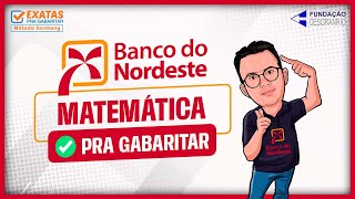 Concurso BNB ✅ Matemática pra Gabaritar [upl. by Carver]