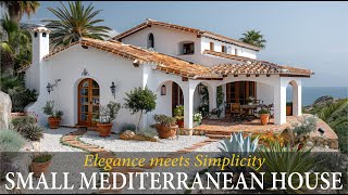 Simplicity of Small Mediterranean House  Interior  Exterior Tour [upl. by Kort63]