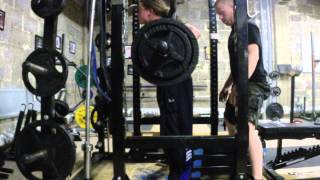 Cambered Bar Low Box Squat 155 kg [upl. by Lasiaf]