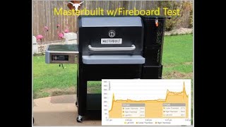 Masterbuilt 1050 wFireboard Temp Test [upl. by Anyela24]