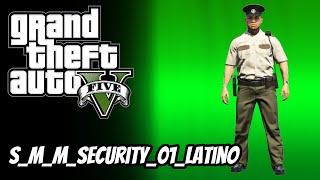 SMMSecurity01latino  Speech files GTA V [upl. by Ahsaeyt75]