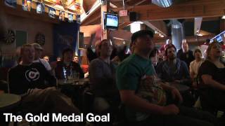 2010 Olympics  Crosbys Gold Medal Goal Reaction [upl. by Sessylu]