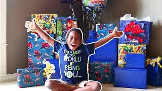 Bens 7th Birthday Opening Presents [upl. by Clo]