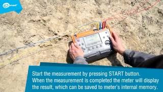 How to check soil resistivity Earth ground resistance and resistivity Sonel MRU200 EN 62305 [upl. by Eeruhs640]