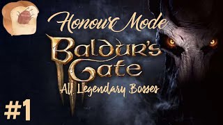 BALDURS GATE 3 HONOUR MODE ALL LEGENDARY BOSSES 1 [upl. by Melton]