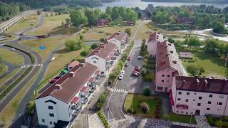 Short drone highlights of Vallentuna Sweden [upl. by Aduh]