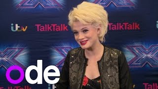 Chloe Jasmine answers X Factor questions quotI want a hamster named Simon Cowellquot [upl. by Sorgalim136]