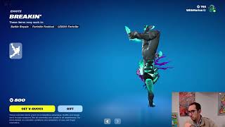 Fortnite New Disco Tek Manic Skin Item Shop Today March 21 2024 [upl. by Nylcsoj202]