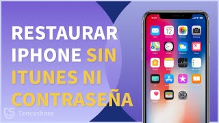 Cómo restaurar iPhone sin iTunes y sin contraseña 2021 [upl. by Blanca928]