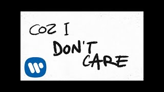 Ed Sheeran amp Justin Bieber  I Dont Care Official Lyric Video [upl. by Nawoj]