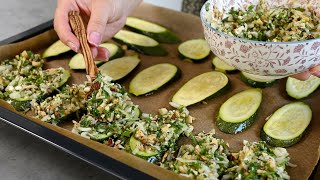 Ich habe diese Zucchini den ganzen Sommer über gemacht Sie sind so lecker Rezept [upl. by Sac]