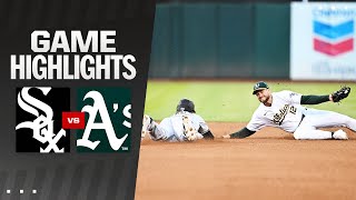 White Sox vs As Game Highlights 8624  MLB Highlights [upl. by Delmor]