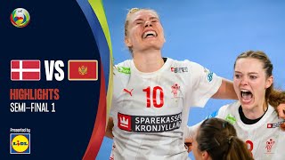 Denmark go to the Final  Denmark vs Montenegro  Highlights  Semifinal  Women’s EHF EURO 2022 [upl. by Onra]