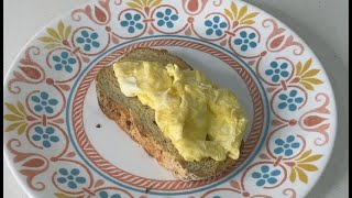 Basic Scrambled Eggs Recipe [upl. by Corvin]