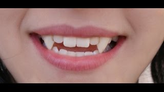 HOW TO MAKE FANGS IN LESS THAN 30 SECONDS  USING ONLY GUM [upl. by Lolanthe477]