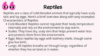 What are Reptiles UrduHindi [upl. by Nya]