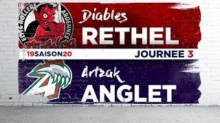 J3  Rethel vs Anglet [upl. by Yanahs430]