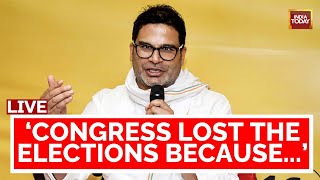 Prashant Kishor Interview Prashant Kishors Biggest Analysis Of 2024 Elections  India Today LIVE [upl. by Sinned]