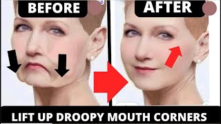 FACE EXERCISE FOR DROOPING LIPS  ANTIAGING EXERCISES FOR SAGGY SKIN JOWLS LAUGH LINES FOREHEAD [upl. by Ynafets975]