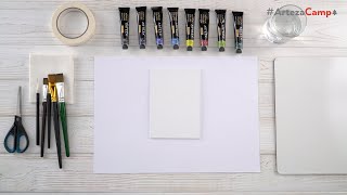 Easy Sunset Painting for Beginners  Acrylic Painting Tutorial Step by Step [upl. by Agostino261]