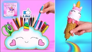 BRICOLAGE  Fournitures Scolaires Licorne  Portecrayon et Stylo Licorne  Ateliers [upl. by Lili313]