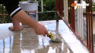 ORA Antirain by Diasen  Transparent waterproofing for tiled surfaces [upl. by Aneris]