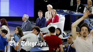 Interpretive dance performed at European Parliament [upl. by Judson]