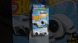 Multiple 1989 Batmobiles batman batmobile hotwheels dccomics custompaintjob [upl. by Nadruoj]