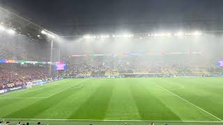 Regen und Hagel  Deutschland  Dänemark 🇩🇪🇩🇰 EM 2024 Achtelfinale Dortmund euro2024 [upl. by Noirb]