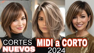 TENDENCIA CABELLO 2025✂️ Cortes MEDIANOS con CAPAS y DEGRAFILADOS para Dar Movimiento a toda edad [upl. by Lemon]