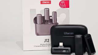 Ulanzi J12 Wireless Microphone  Unboxing  Review [upl. by Dysart]