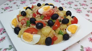 ✅️ ENSALADA CAMPERA Receta fácil y fría [upl. by Tome]