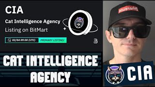 CIA  CAT INTELLIGENCE AGENCY TOKEN CRYPTO COIN MEMECOIN HOW TO BUY CIA UNISWAP BITMART ETHEREUM [upl. by Alane]