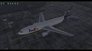 XP11 Inibuilds A300 V2 Rainy Approach and Landing into MSY [upl. by Selima]