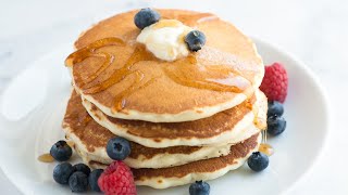 Easy Fluffy Pancakes Recipe [upl. by Susej]