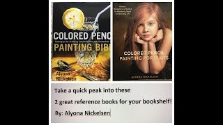 Alyona Nickelsen Colored Pencil Painting Bible and Painting Portriats [upl. by Balthazar]